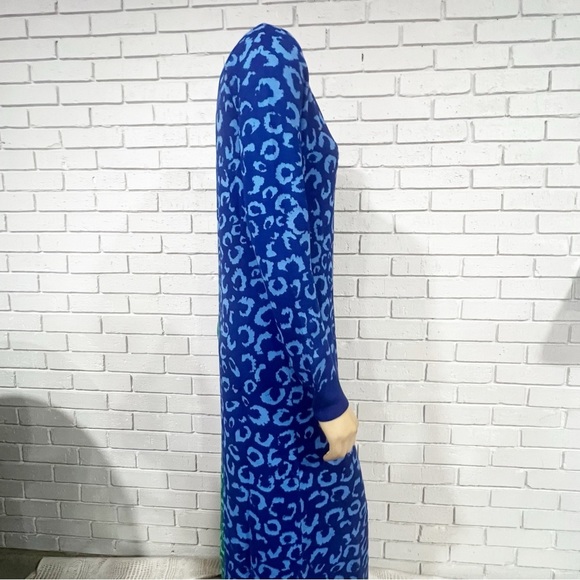 Farm Rio Women’s Blue and Green Cardigan Dress - Picture 6 of 9